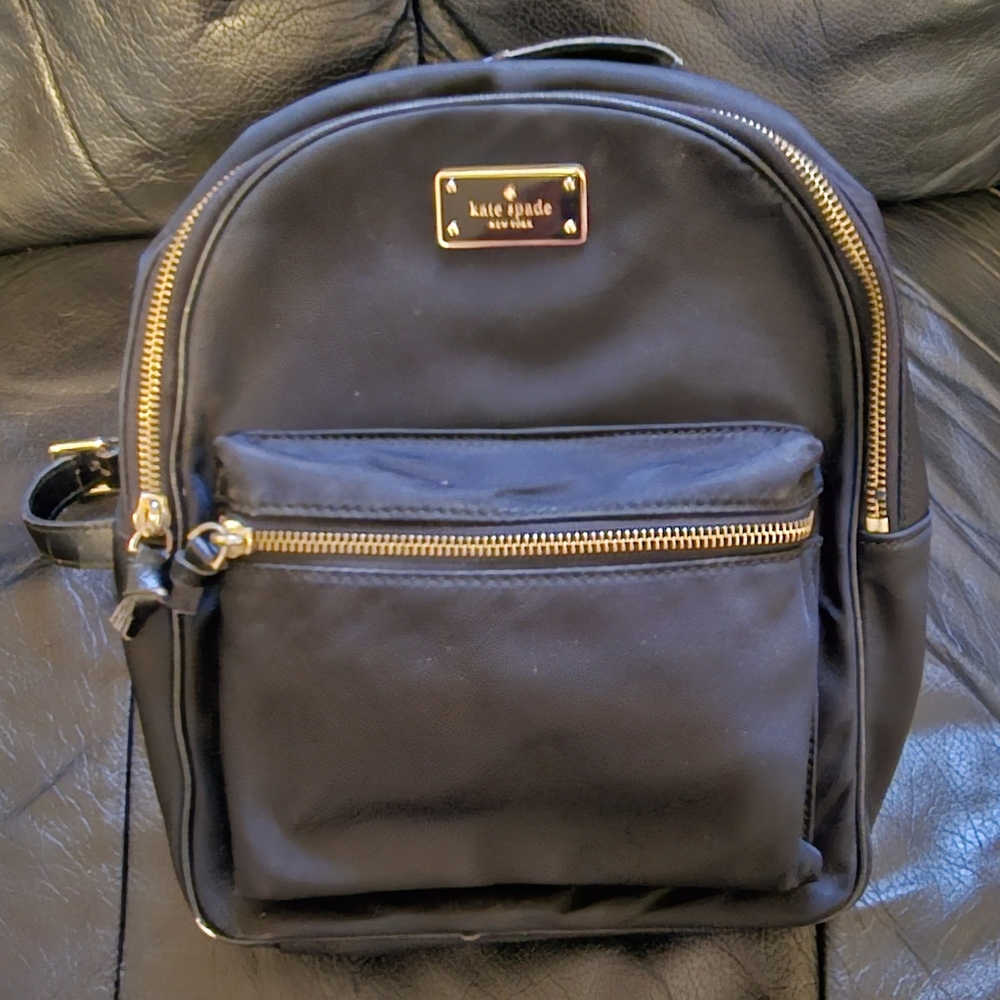 Kate Spade Black Backpack